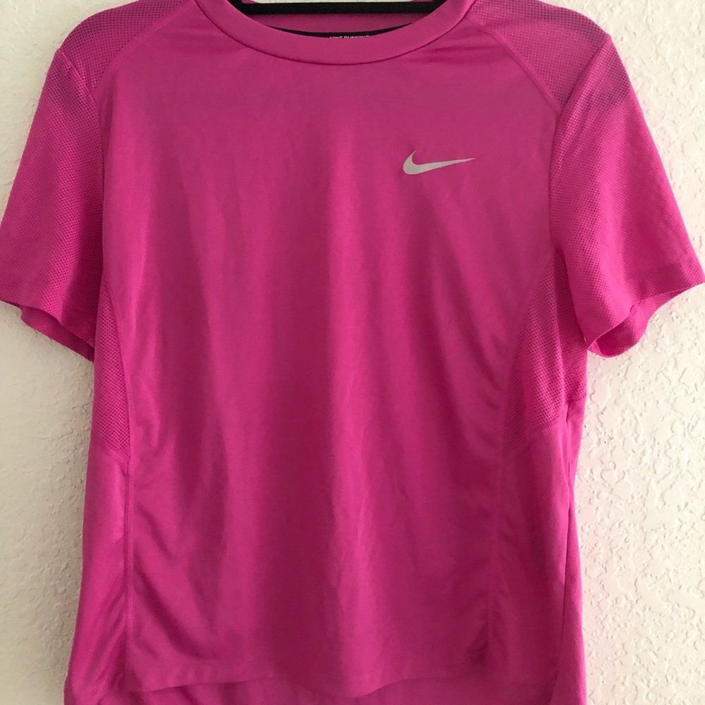 Pink Nike shirt